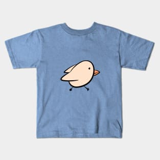 Cartoon Bird - Running Kids T-Shirt